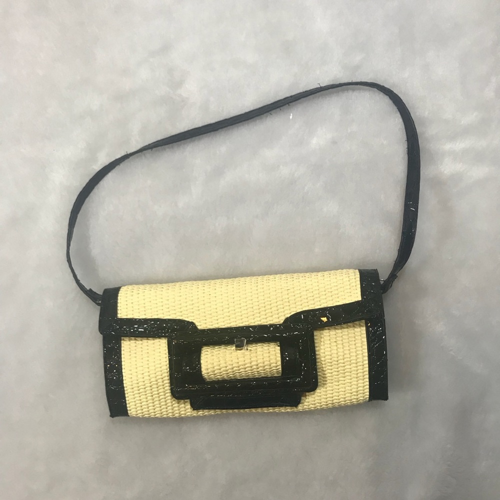 Straw Shoulder purse